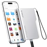 ORICO iFolder Go 外付けSSD 1TB Type-C 5Gbps 高速転送 iPhone 17/16 Pro Max対応 アルミ合金 ファイルフォルダ風設計 ポータブルSSD Windows/Mac対応 タブレット・PC・スマホ用 ポータブルストレージ - WR5PLUS - 銀色