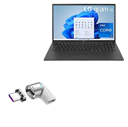 Adaptador magnético LG Gram 15 premium acabado plata metálica