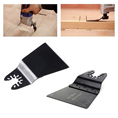 Tool Saw Blades Metal Wood Oscillating Multitool Quick Release Saw Blades Black Fit for Quick Change Multifunction Power Tool 10PCS