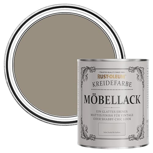 Rust-Oleum weiß Möbel- und Sockelleistenfarbe Kreidefarbe - Kakao 750ml