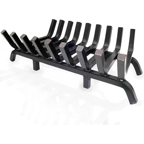 Grate Wall of Fire Model TG-36 Heavy Duty Fireplace Grate - 1¼" Solid Steel Construction, 36" Wide, High-Efficiency and Ultra-Durable for Indoor and Outdoor Fireplaces - 130 lbs - Made in USA Cover