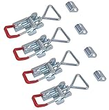 4x Spannverschluss mit Gegenhalter verstellbar 70-81mm