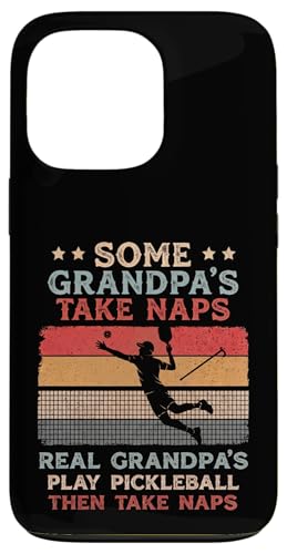 Real Grandpas Play Pickleball And Nap Funny �X�}�z�P�[�X iPhone 13 Pro �p