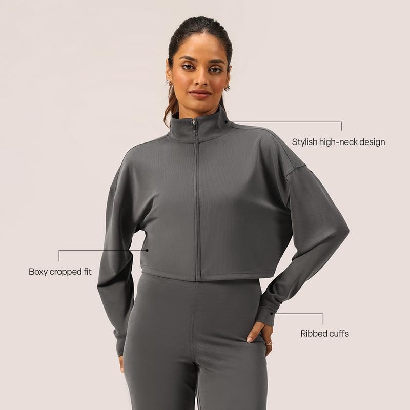 Image of BlissClub Women Crop Jacket