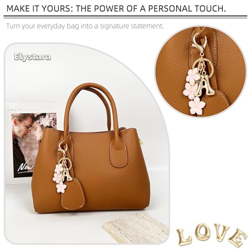 Image of 6 PCS Aesthetic Keychain, Cute Butterfly Bag Charms for Girls, Alloy Metal Key Chain Set with Six Pieces