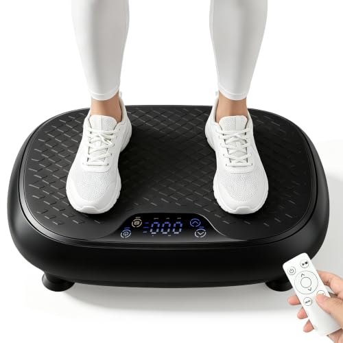 Image of LEERCON Vibration Plate Exercise Machine for Lymphatic Drainage,330lbs | Suitable for Relieving Muscle Soreness and Joint Pain,Whole Body Vibration Machine for Home Office Gym
