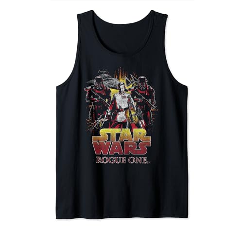 Débardeur Star Wars Rogue One Krennics Crew noir en coton col rond pour homme