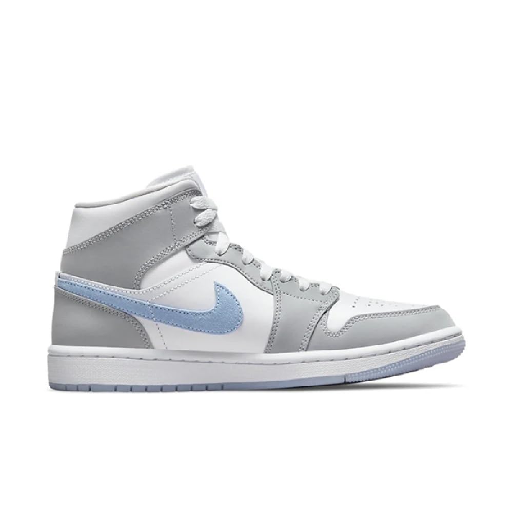 NIKE Scarpe da Basket da Uomo, Grigio particellare, Grigio Neutro, Bianco, Grigio College, 38 EU