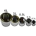 Supvox 6Pcs Bote de Pintura Vacío con Tapa Almacenamiento Multipropósito para Artes...