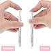 Giantre 3Pcs Grabber Tool Holder, Jeweler's Pick Up Sprinkle Pen Piercing Ball with Prongs Diamond Claw Jewelry Tweezers 4 Claw Precision Stainless Steel For Tiny Objects IC Chip Electronic (A)