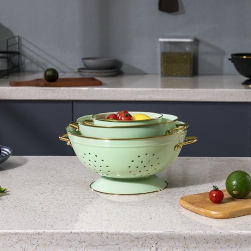 Befare 3PACK Metal Colander Set Of 3 thumb #6