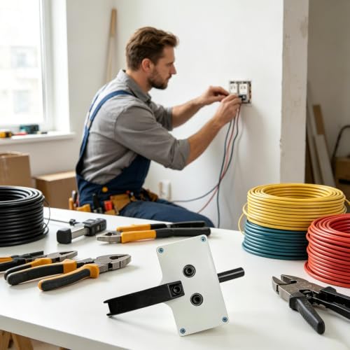 Herramienta de tracción de cables para reformas del hogar y tareas de cableado profesional 7