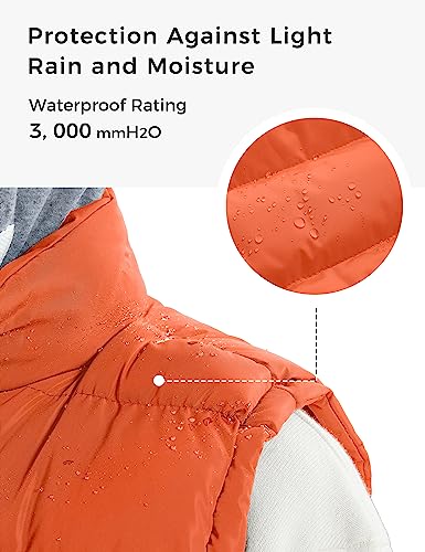 Image of ZSHOW Men's Puffer Vest Removable Hooded Vest Outdoor Winter Vest