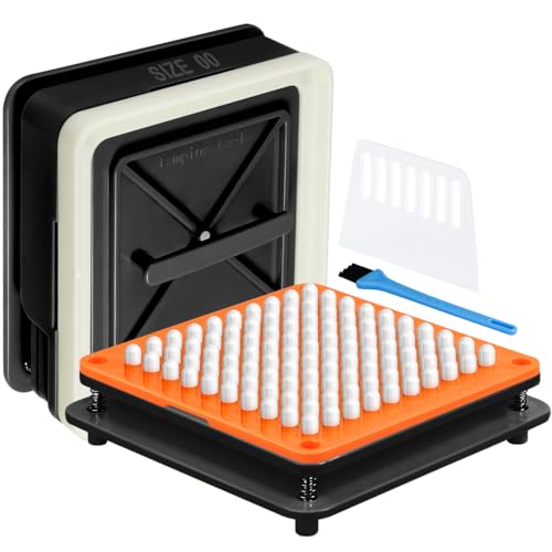 Supplements Capsule Filling Machine 00 Size,Vitamin Filler Plate,Manual Powder Organizer,Empty Gelatin Maker