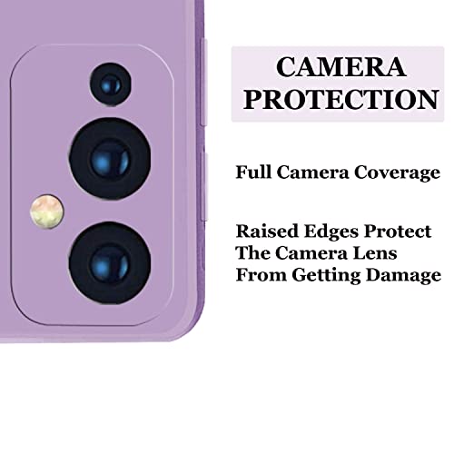 Image of A rtistque Back Cover Case for OnePlus 9 with Camera Protection | Shockproof TPU | Stylish Protective Design | Slim Fit | Ultra Matte | OnePlus 9 Back Cover - Purple