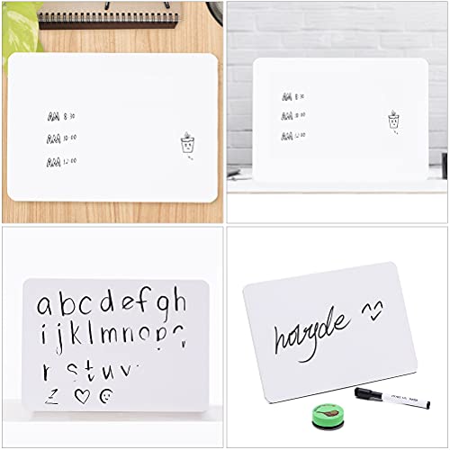 Cabilock 5 Stks Frameloze Whiteboards Houten Witte Boards Vroege Onderwijs Tekenborden - Image 6