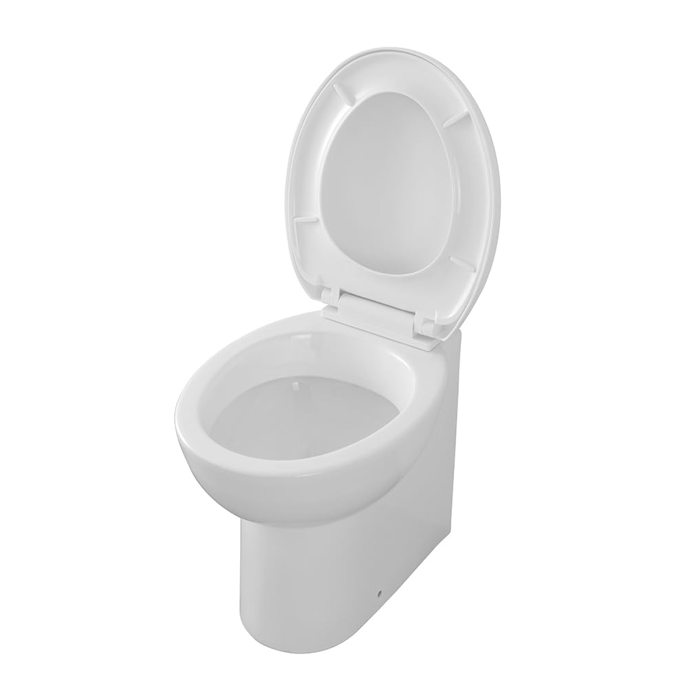 Cipro set wc e bidet filomuro con scarico universale e brida copriwater soft-close
