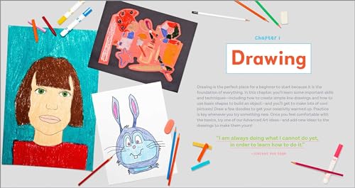 The Beginner Art Book for Kids: Learn How to Draw, Paint, Sculpt, and More!