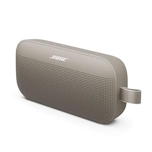 Bose SoundLink Flex Bluetooth Speaker (2nd Gen) – Portable Outdoor Speaker with Hi-Fi Audio, Waterproof and Dustproof, USB-C, Up to 12 Hours Battery Life, Sandstone