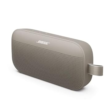 Bose Alto-falante Bluetooth portátil SoundLink Flex (2ª geração), alto-falante portátil para uso externo com áudio Hi-Fi, até 12 horas de vida útil da bateria, impermeável e à prova de poeira, arenito