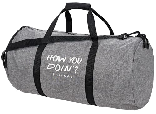Friends How You Doin'? Quote Lightweight Duffel Bag for Sports and Gym Packable for Travel