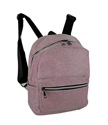 Things2Die4 Mini mochila de malla brillante brillante, Mochila, Rosa/Rebel Fun Cover