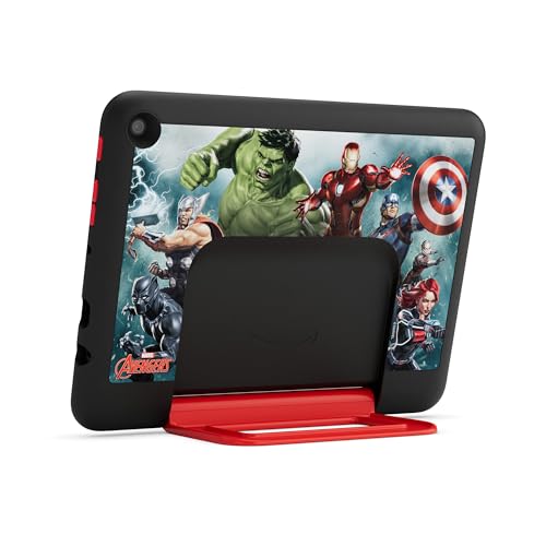 Amazon Kid-Friendly Case for Fire HD 8 tablet (Only compatible with 12th generation tablet), Marvel Avengers - image 2