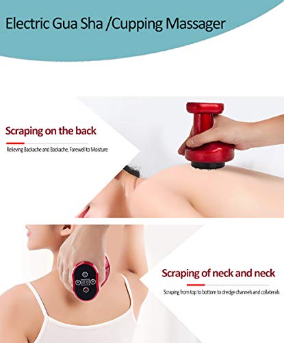 Usmack Electric Gua Sha Scrapping Massager And Cupping Therapy Tool, Handheld Physical Therapy Gua Sha Massage Device With Heat And Suction #TOP5