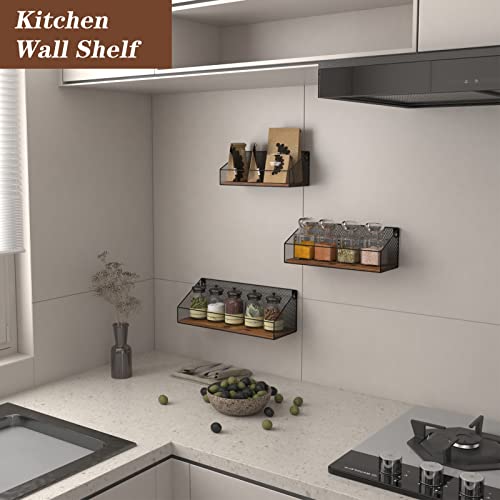 Wtrgas HPBJ200507-C Wall Mounted Grid Shelves Set Of 3 thumb #5