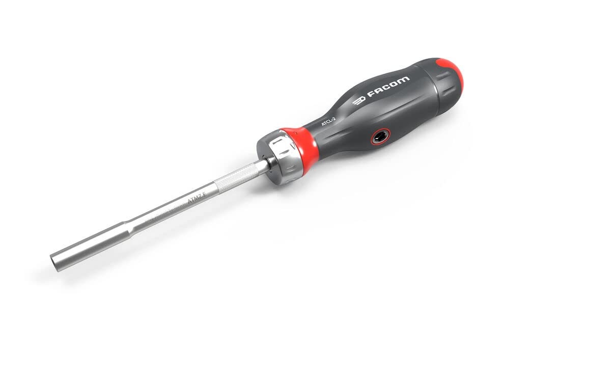 FACOM ATCL.2A2PB Protwist - Juego de destornilladores 3 en 1 y juego mixto de 28 puntas - Mango ergonómico de doble material - Trinquete de 45 dientes