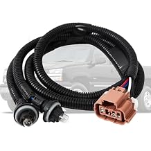 Rear Bumper License Plate Light Harness,Fit for Chevy Classic Silverado GMC Classic Sierra 1999-2007, Fit for Chevy Avalanche 2002-2006, Replace 15768809 15764121