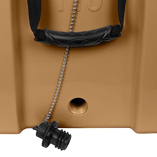 Driftsun 110-Quart Ice Chest, Heavy Duty, High Performance Roto-Molded Commercial Grade Insulated Cooler, Tan #TOP4