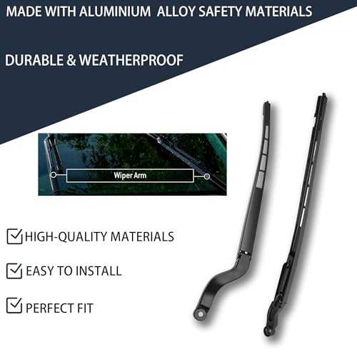AutoHornix 852210C020 852110C020 1 Pair Windshield Wiper Arm Kit Compatible with Toyota 2007-2019 Tundra 2008-2019 Sequoia Replaces OE 85221-0C020 85211-0C020 by AutoHornix - Used condition - Image 3