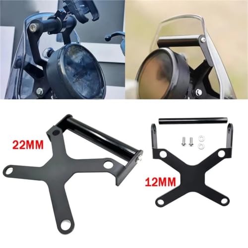 Support GPS Moto pour Himalayan 450 2024-2025 Barre Fixation 12mm