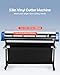 VEVOR Vinyl Cutter 53 Inch Vinyl Cutter Machine Semi-Automatic DIY Vinyl Printer Cutter Machine Manual Positioning Sign Cutting with Floor Stand Signmaster Software