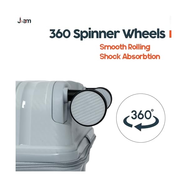 Luggage-Travel-Gear-Lightweight-Unbreakable-PP-Luggage-Set-Durable-Luggage-Travel-Bag-Suitcase-Combo-Featuring-Double-Spinner-Wheels-Light-Grey-Checked-Luggage-28-Inch Luggage & Travel Gear Lightweight Unbreakable PP Luggage Set Durable Luggage Travel Bag & Suitcase Combo Featuring Double Spinner Wheels (Light Grey, Checked Luggage 28-Inch)