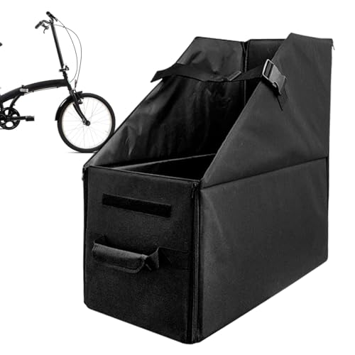 Sac de porte-vélos arrière pliable avec coffre de rangement pour vélo