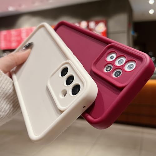 Coque Galaxy S24 antichoc souple avec protection renforcée rouge vin
