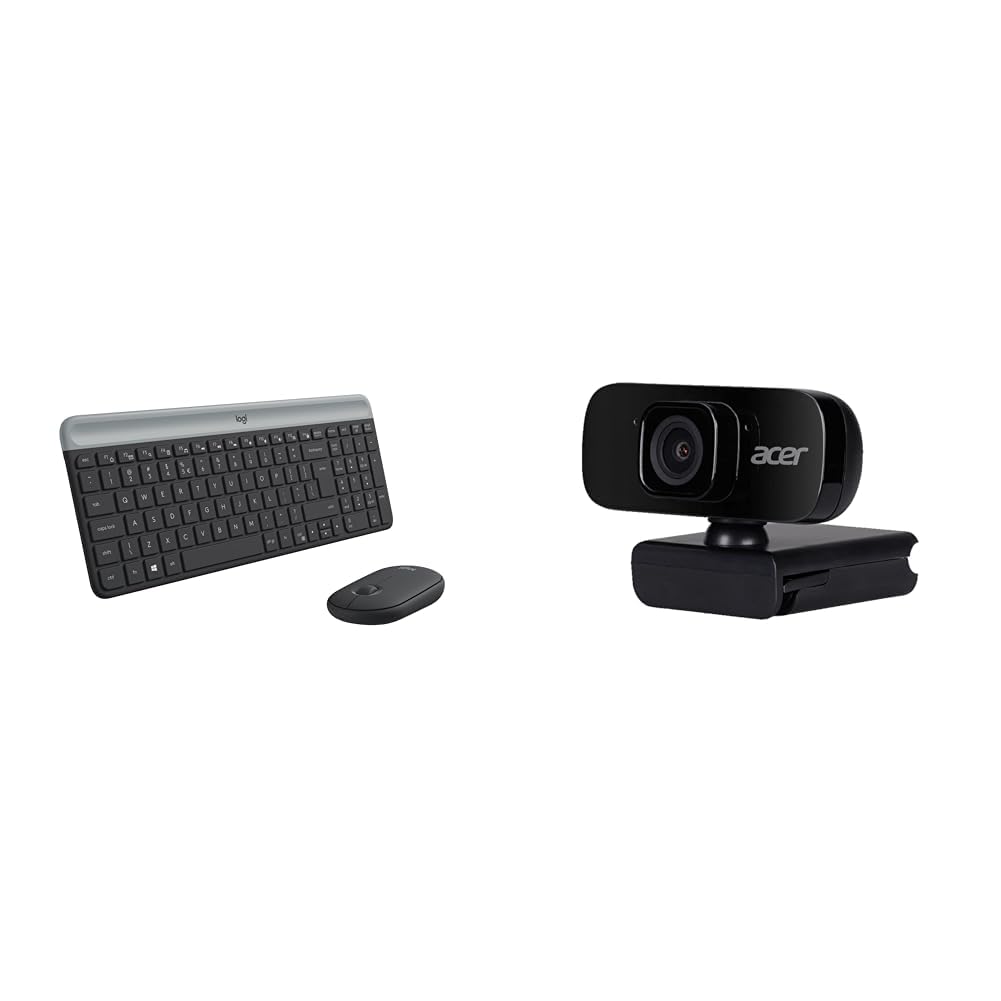 Logitech MK470 Combo y cámara Acer FHD Conference Webcam para videollamadas perfectas 2