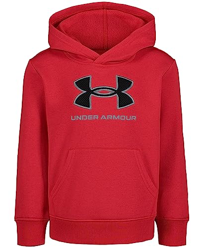 Image of Under Armour Boys' Fleece Pullover Hoodie Sweatshirt, Soft & Comfortable, Relaxed Fit