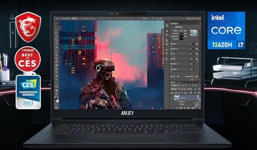 Image of msi Stealth 14 FHD Ultra Thin Gaming Laptop - 14 inch 165Hz FHD-Intel Core i7-13620H - RTX 4060 - Thunderbolt 4 - w /Mouse pad (Win 11 Home, 32GB RAM | 2TB PCIe SSD)