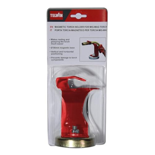TELWIN, Supporto con Base Magnetica Porta Torce di Saldatura MIG-MAG