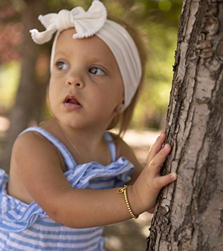 Cherished Moments Gold-Plated Stackable Matching Mom & Me Bracelets with Heart for Babies, Infants, Toddlers, Little Girls, and Women2