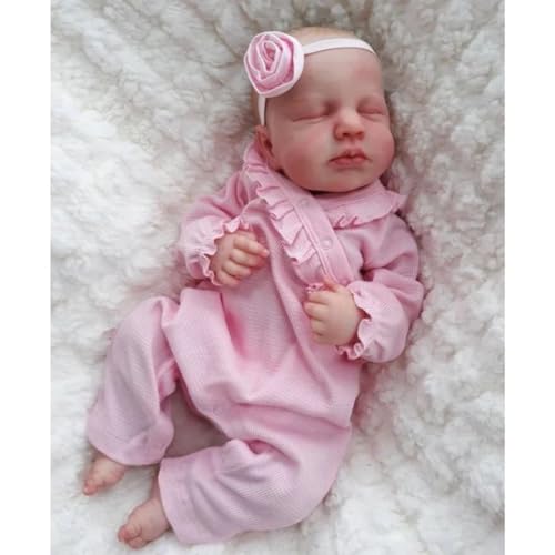 Bebê Reborn Boneca realista Menina Silicone Realista Original 48cm