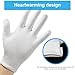 5Pairs (10Pcs) Moisturizing Gloves Overnight for Men and Women, Washable SPA White Cotton Gloves for Dry Hands Eczema Work Inspection Service Performance