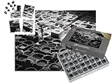 puzzleYOU: SMART Sorted® | Puzzle 1000 Teile leicht gemacht „Alte Ledergerberei, Handwerk in FES, Marokko“ – aus der Puzzle-Kollektion Marokko