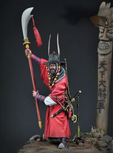 Figura resina samurái antiguo 1/24 75 mm sin armar