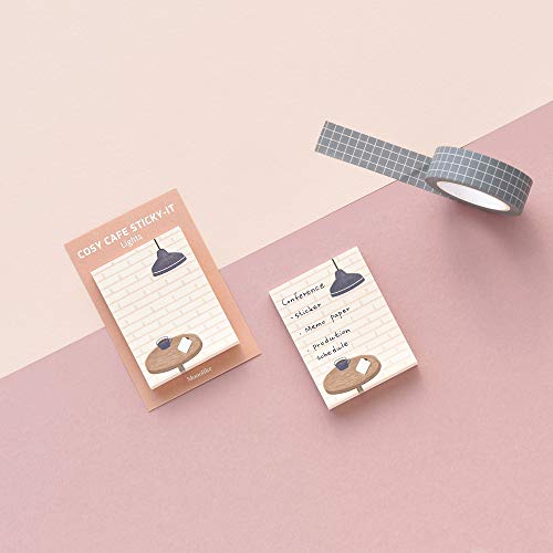 Sticky-it Monolike COSY CAFE repositionnable pour carnet de notes