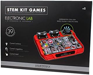 Juguetronica | Electronic Lab, STEM - Educational Electronic Kit Girls and Boys