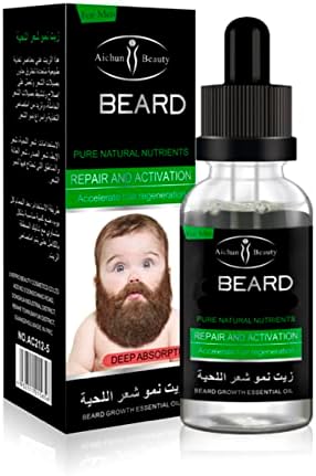 AICHUN BEAUTY Beard Growth Oil Facial Hair Thicker Vitamins 30ml